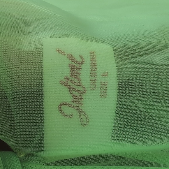 Neon Green Vintage Nightgown L - Picture 5 of 5